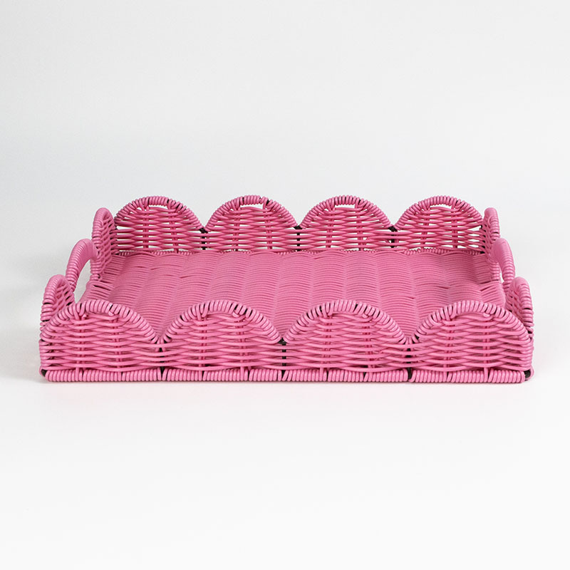 Rectangle Imitation Rattan Woven Basket