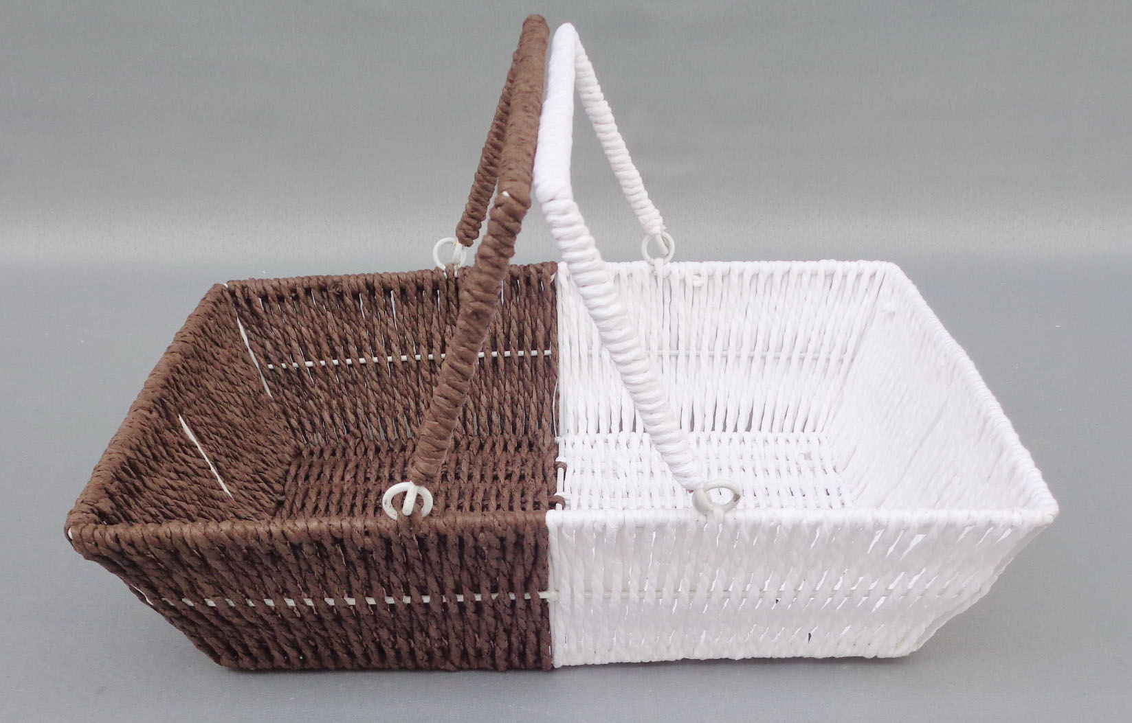Iron Frame Paper Rope Basket
