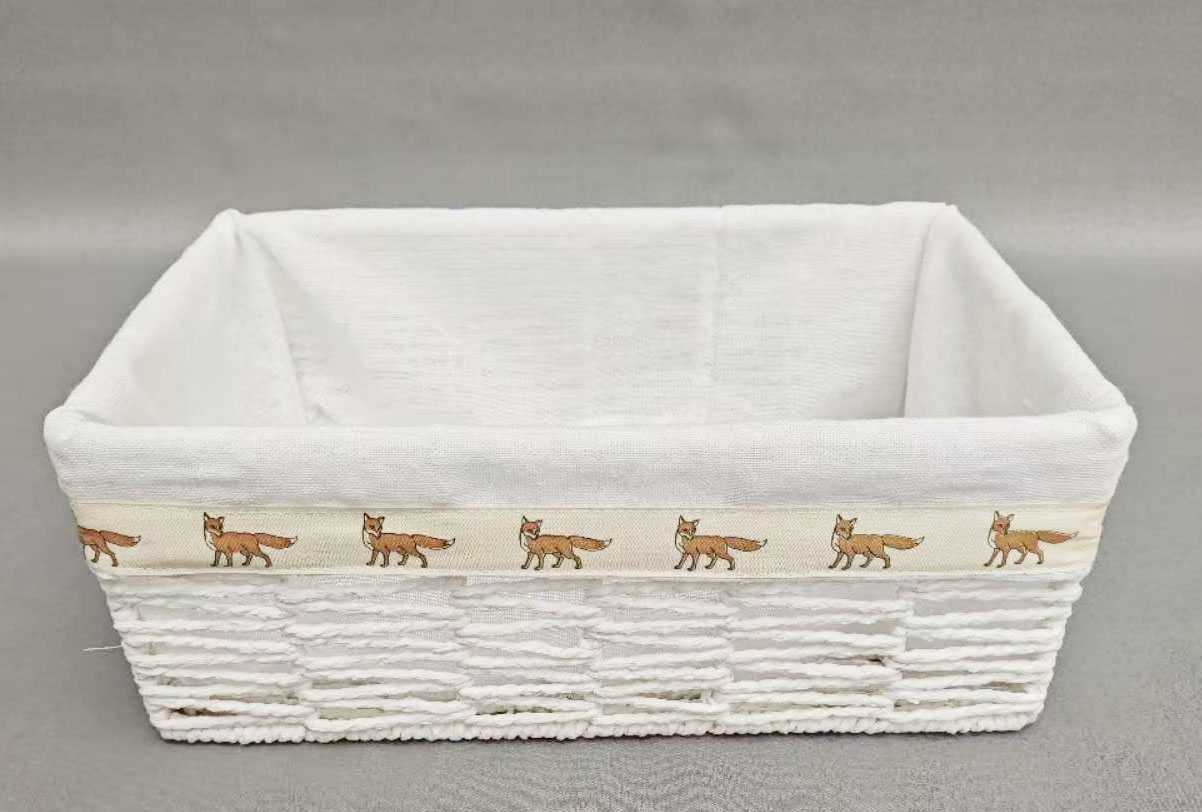 Iron Frame Paper Rope Box
