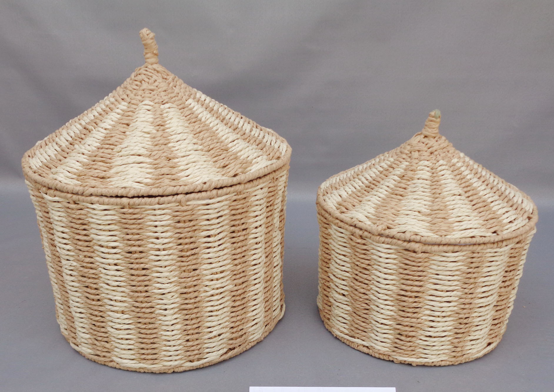 Paper Rope Mongolian Yurt Shape Storage Basket