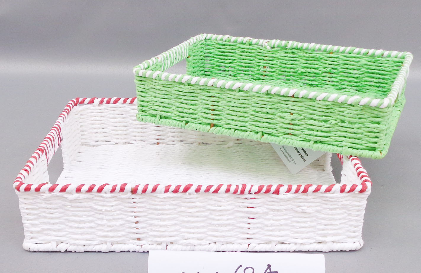 Iron Frame Paper Rope Plate