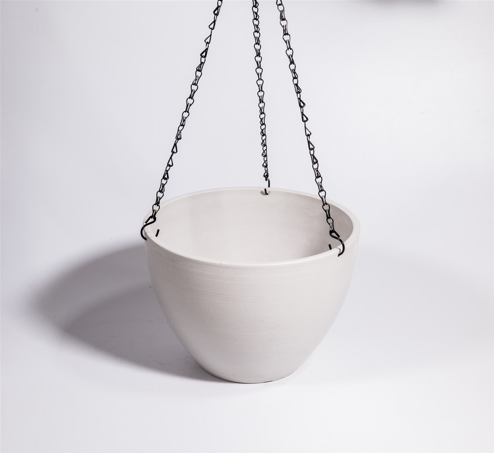 Round Bowl Plastic Planter Hanging Pot 30cm