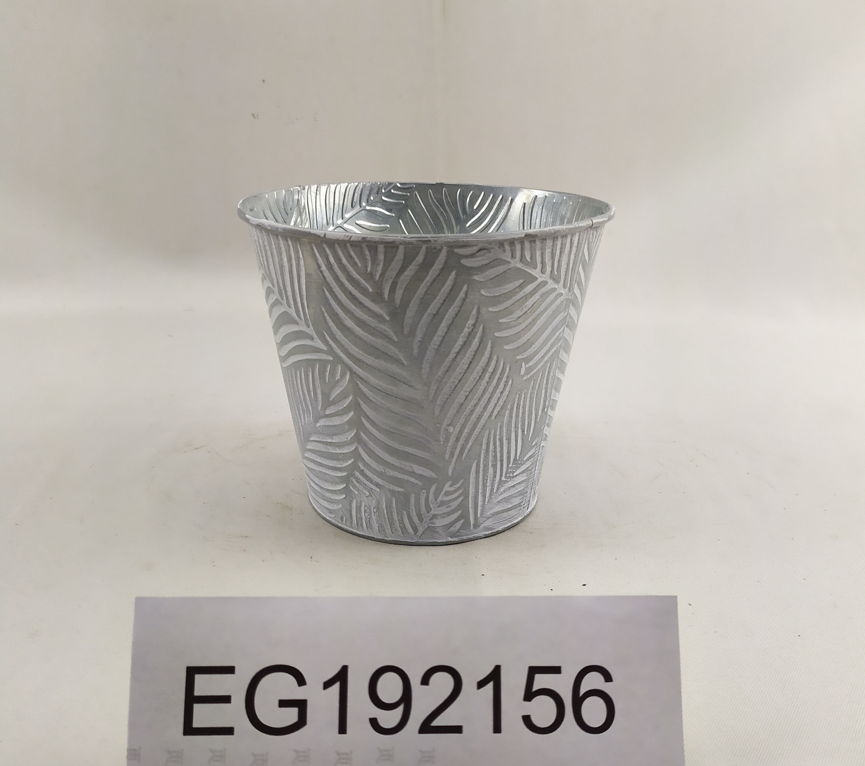 Galvanized Zinc Garden Flower Pot