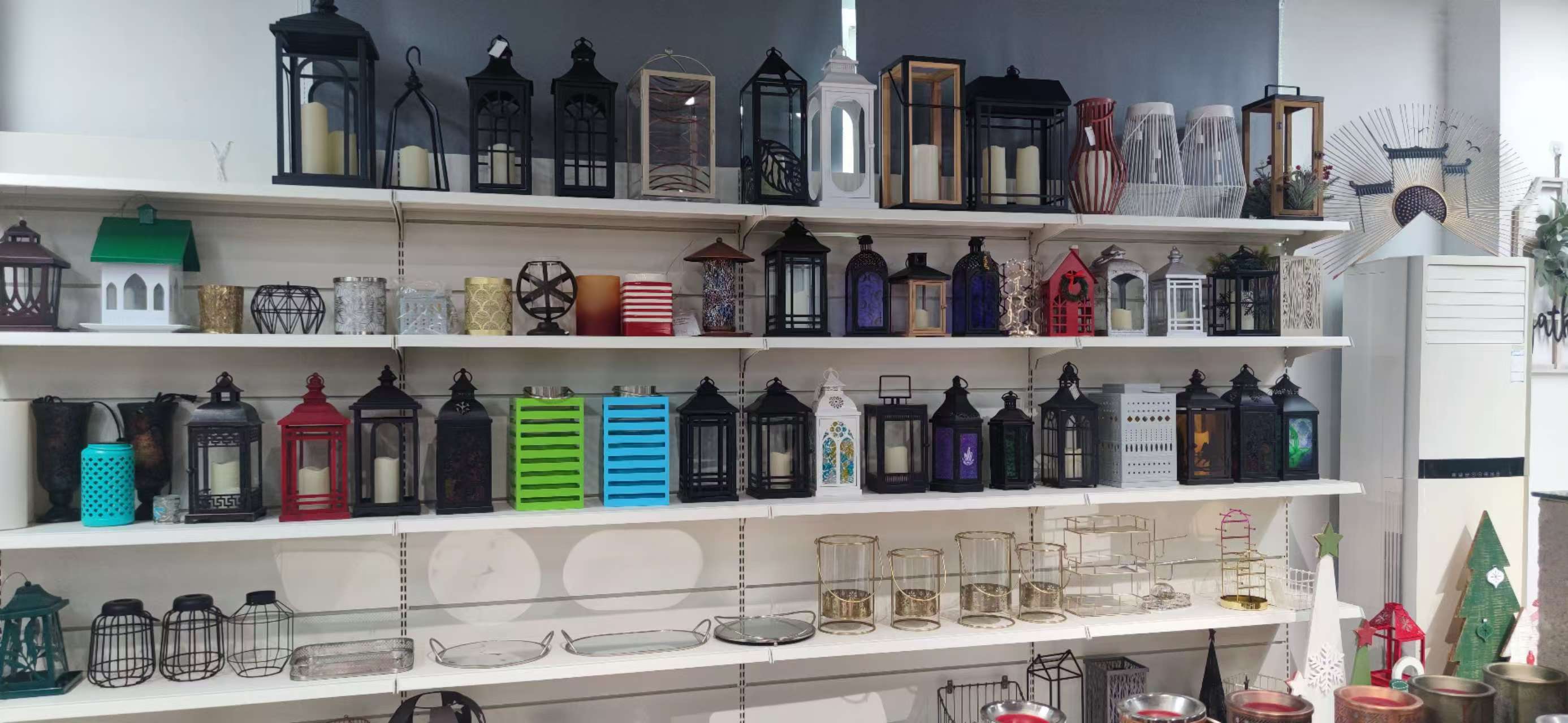 Hardware Lantern and Flower Pot Holder