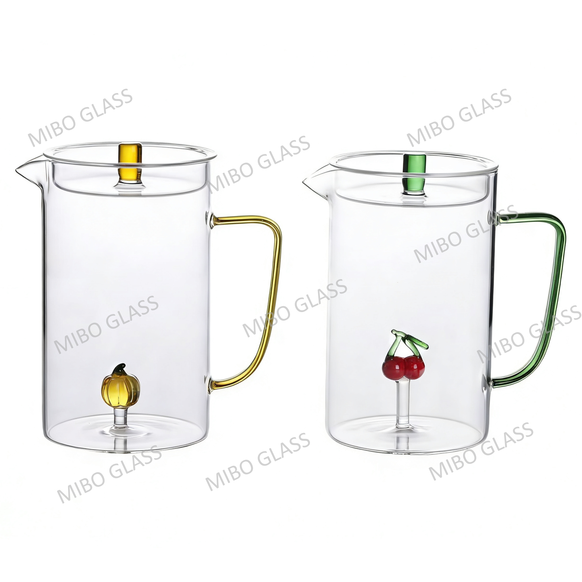 Single Wall Glass Coffee Cup with Saucer