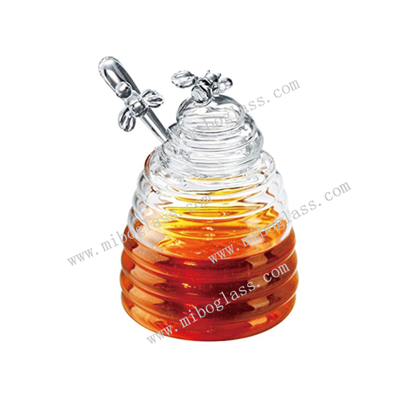 Borosilicate Glass Honey Jar