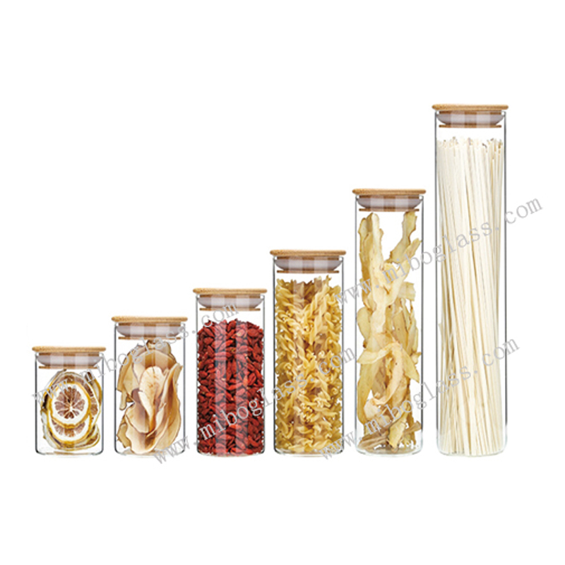 Airtight Borosilicate Glass Storage Jar