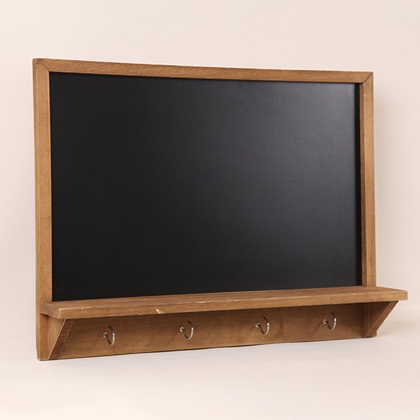 Chalkboard Wall Shelf and Organizer