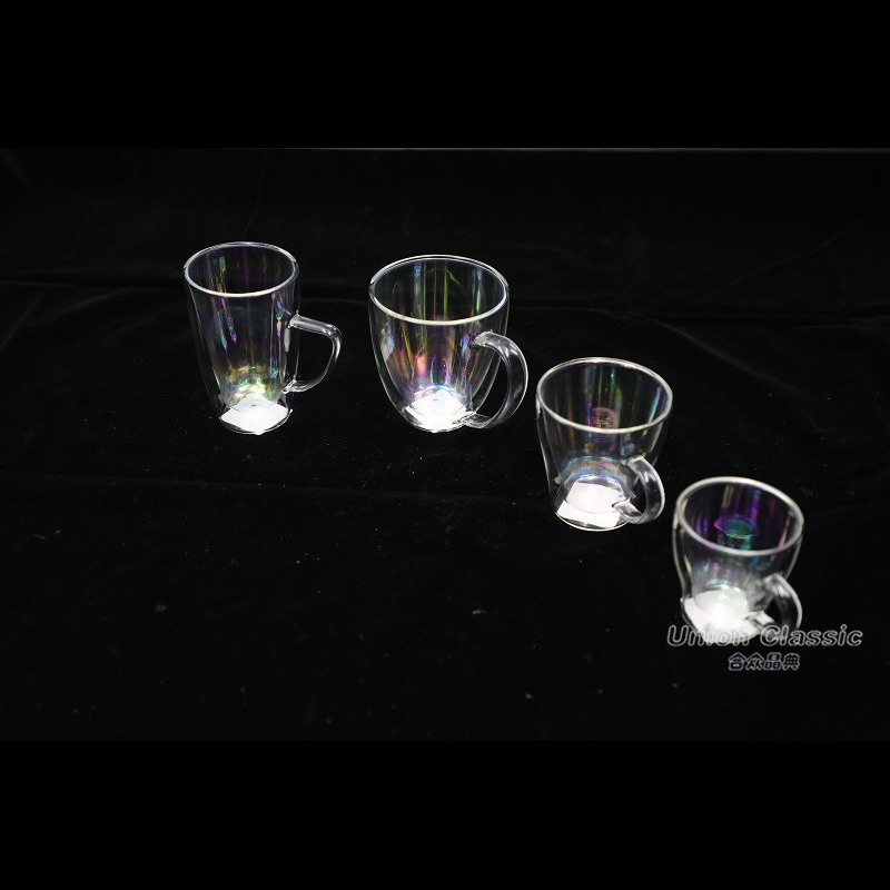 Double Wall Borosilicate Glass Mug