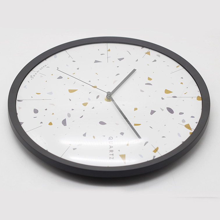 Waterstone Design Wall Clock with Plastic Frame