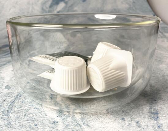 Double Wall Borosilicate Glass Food Bowl