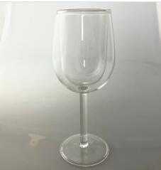 High Borosilicate Double Wall Glass Wine Cup