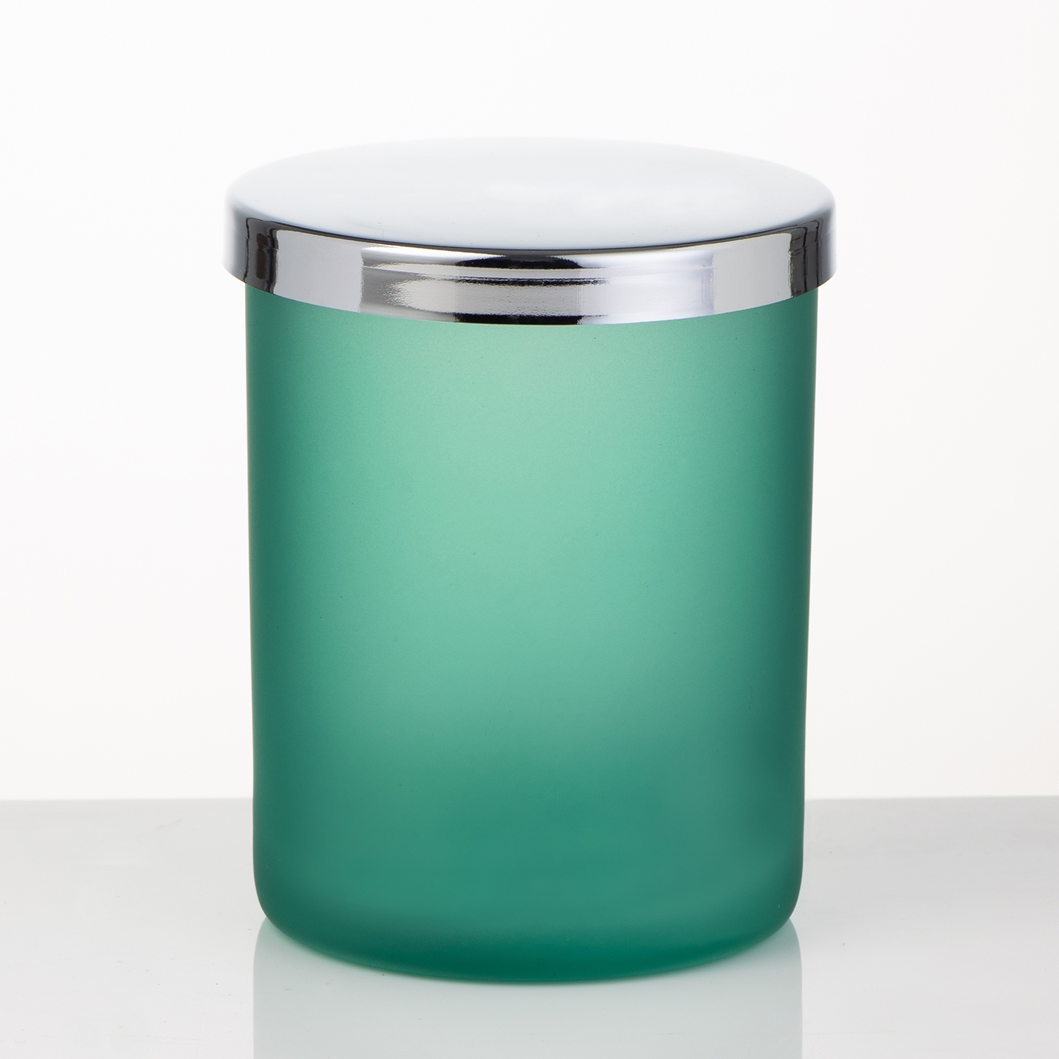 Colorful Hand-Blown Glass Candle Jars