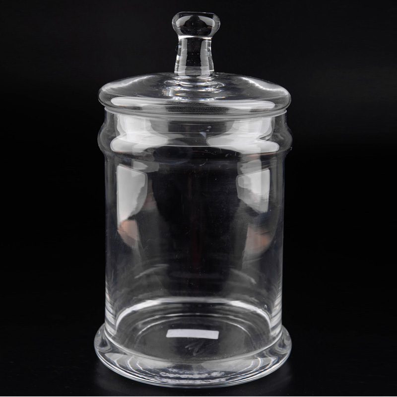 Glass Storage Jar with Lid for Candy and Nuts