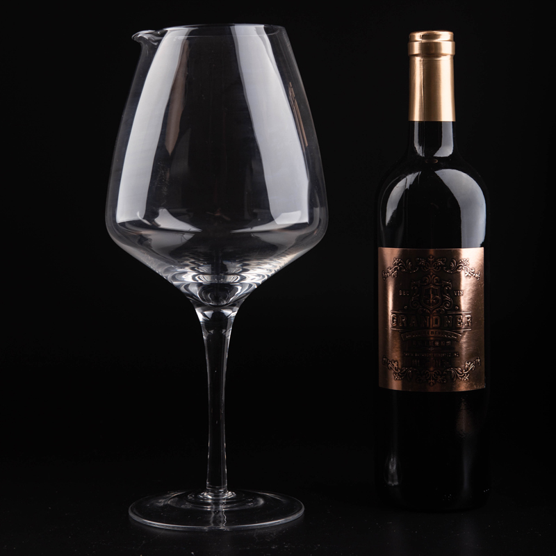 Large Leadfree Crystal Wine Glass with Stem