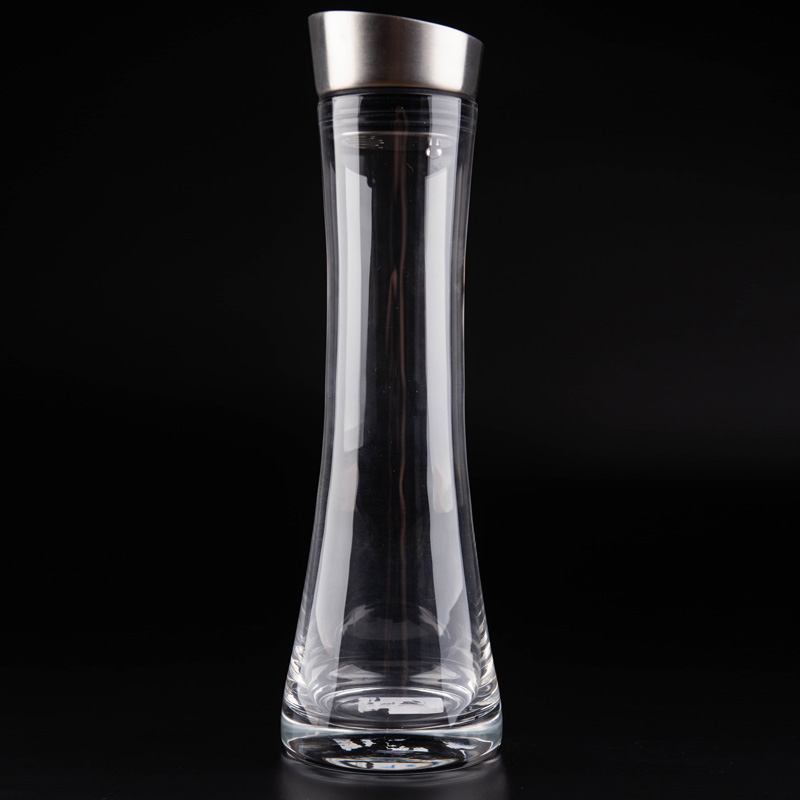 Glass Drip-Free Carafe with Stainless Steel Flip-Top Lid