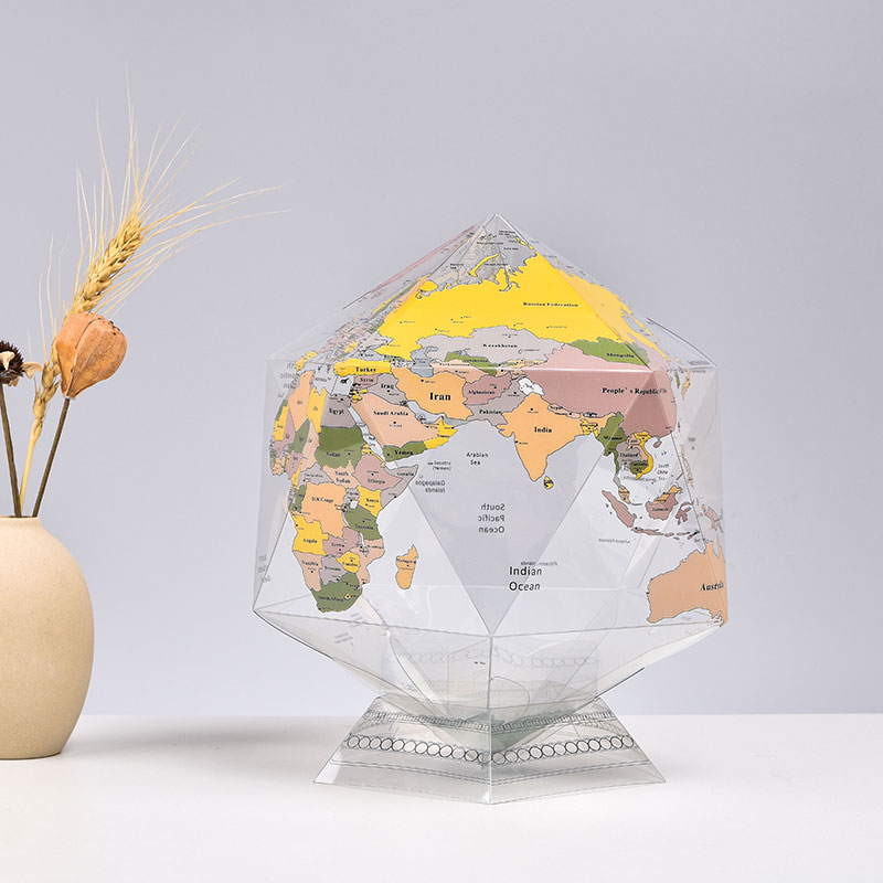 Foldable Transparent Globe with PET Stand