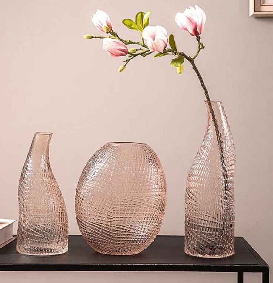 Color Sprayed Glass Vase