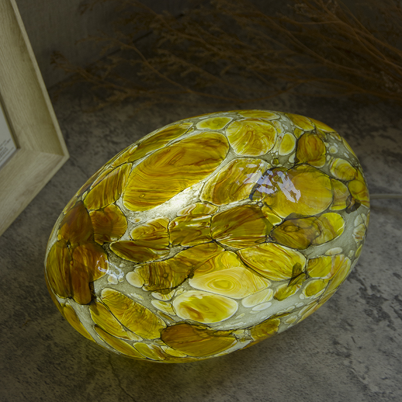 Art Color Glass Decorative Lighting Handmade Agate