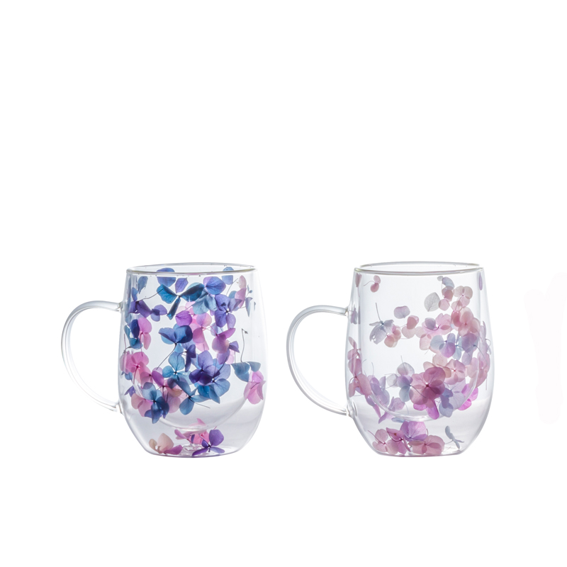 Heat Resistant Double Wall Glass Coffee Mug