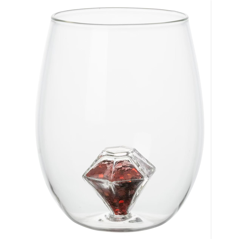 Single Wall Glass Coffee Cup with Saucer