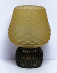 Pinecone Glass Candle Holder