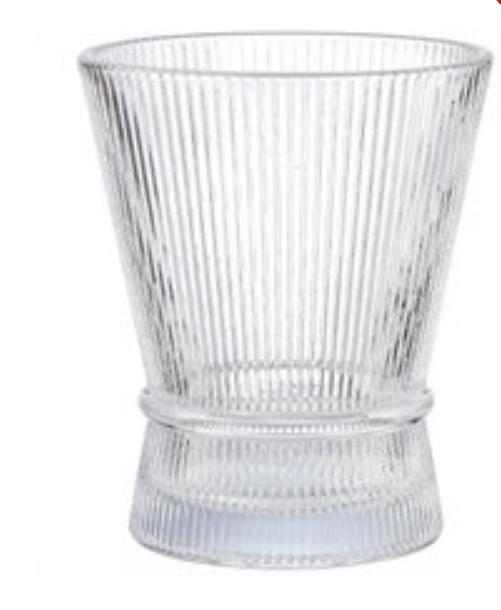 Ribbed Whisky Glass