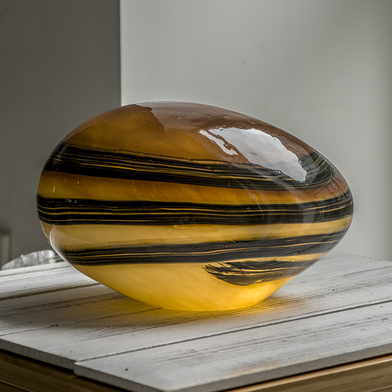 Art Color Glass Decorative Lighting Handmade Spherical