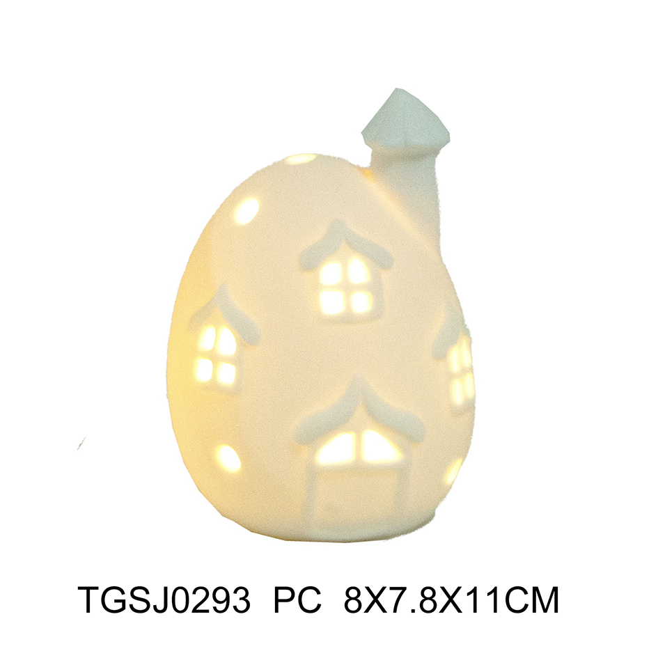 Ceramic Porcelain Christmas Candy Bow Tree Jar Tray Decor
