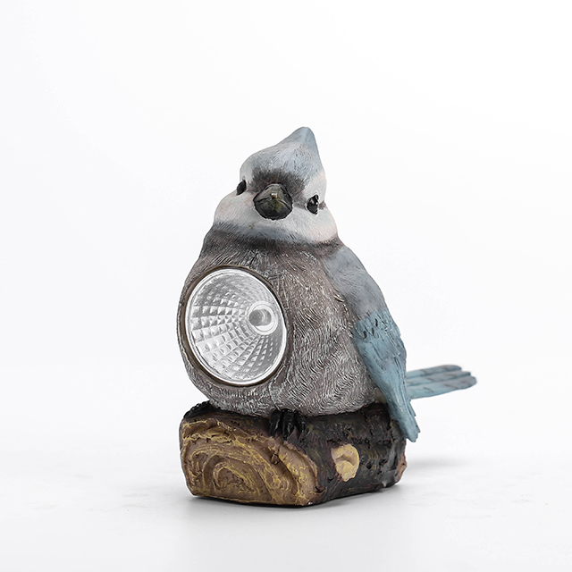 Solar Garden Bird Light Statue Set