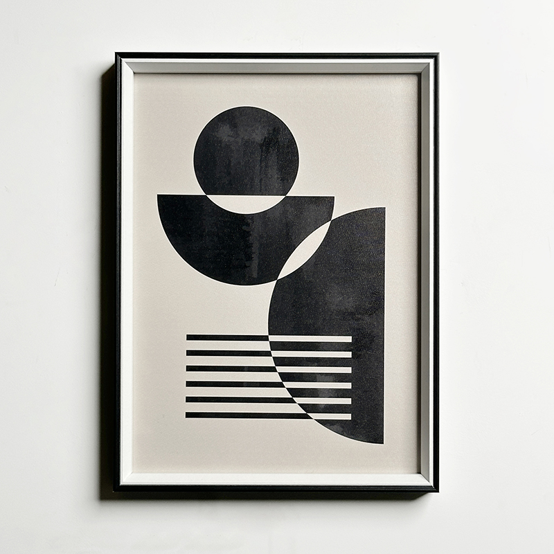 Fashion Framed Abstract Wall Art Painting