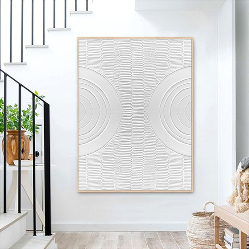 Textured Handpainted Framed Canvas Wall Art
