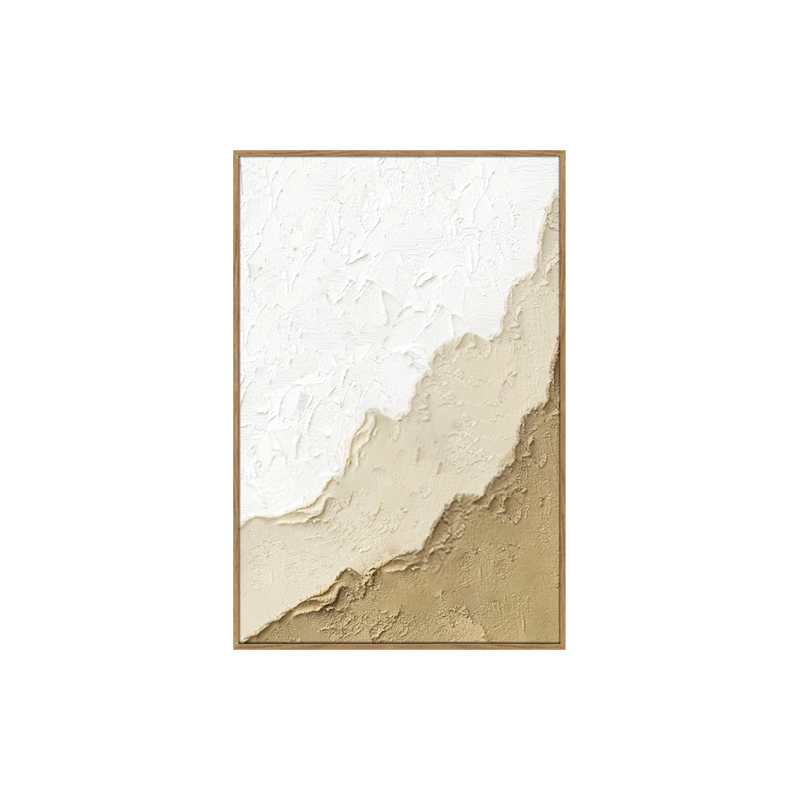Abstract Design Heavy Handpainted Framed Canvas Wall Art
