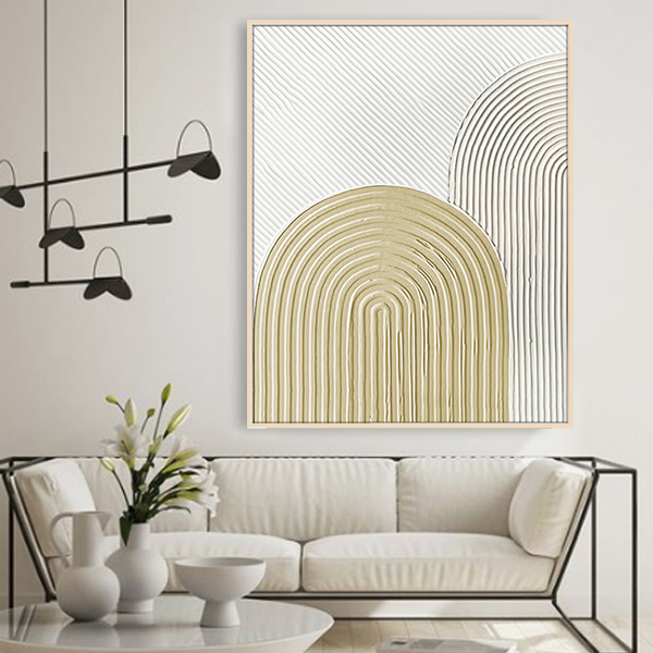 Texture Handpainted Floating Framed Wall Art