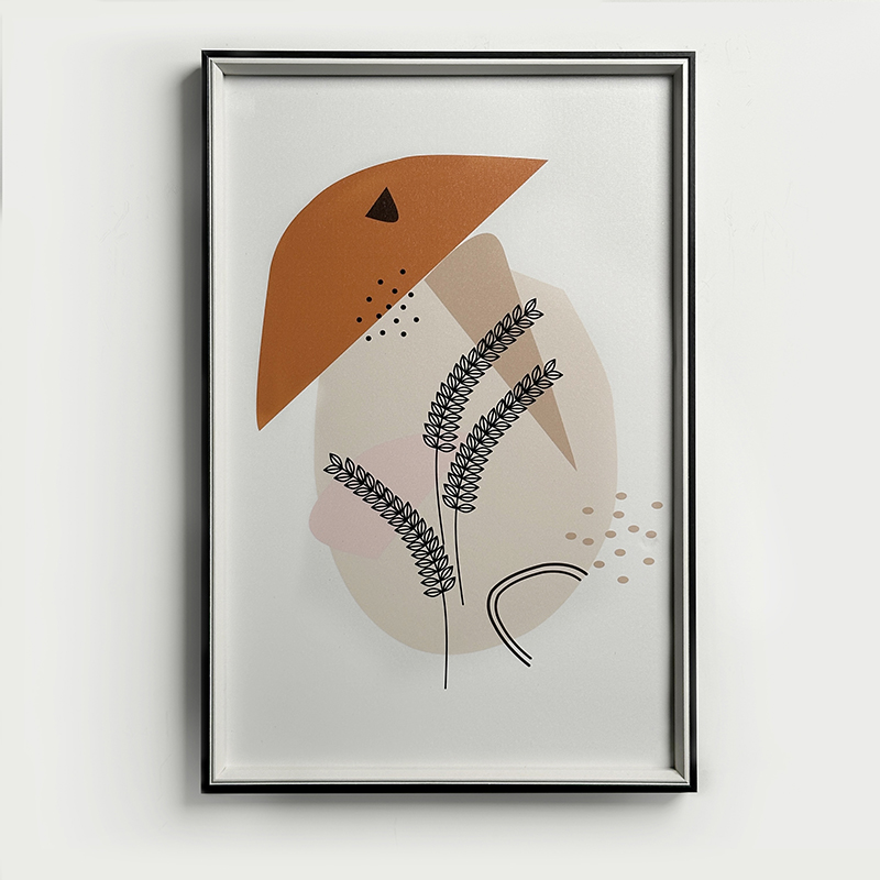 Double Color Framed Wall Art Decoration