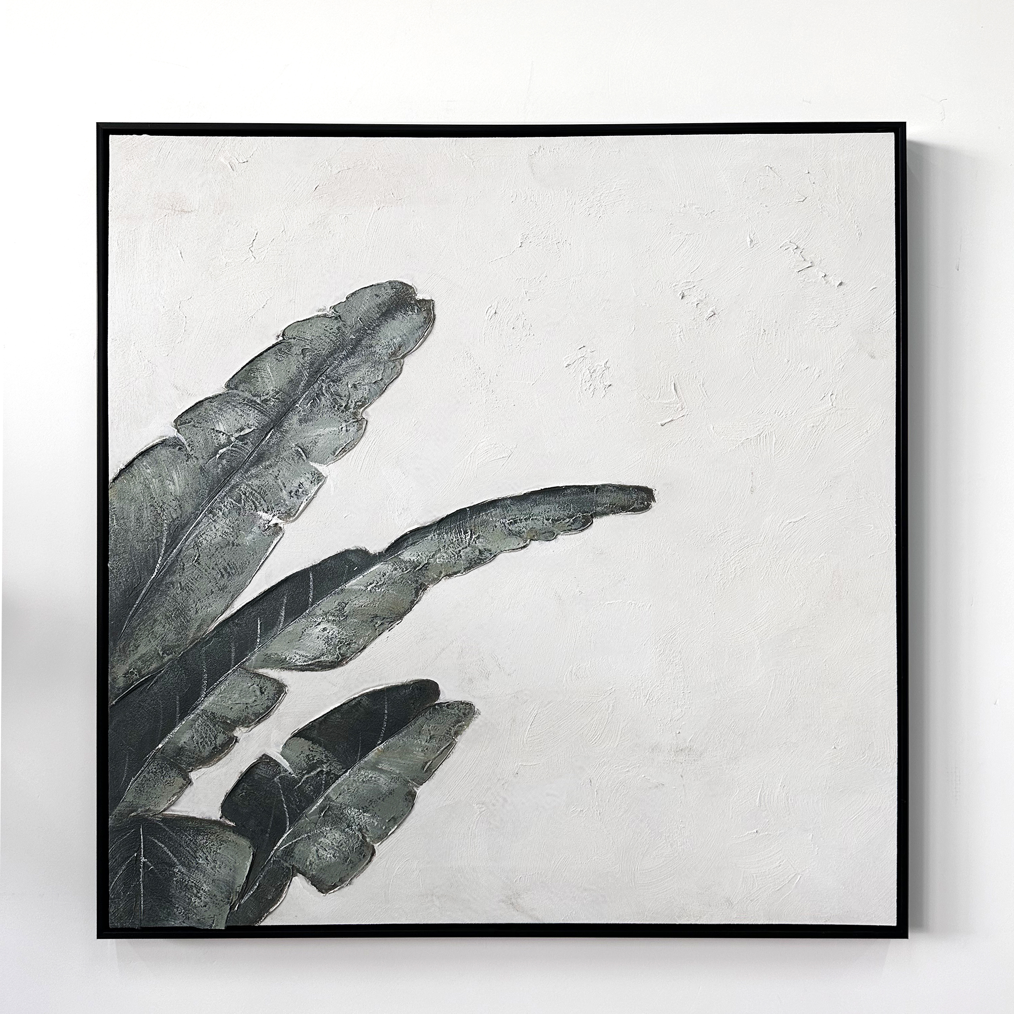 Coastal Texture Handpainted Great Wall Framed Canvas Art