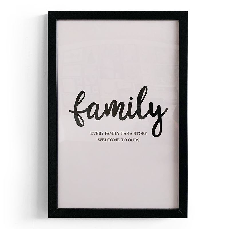 Modern Inspirational Framed Art Print Under Glass