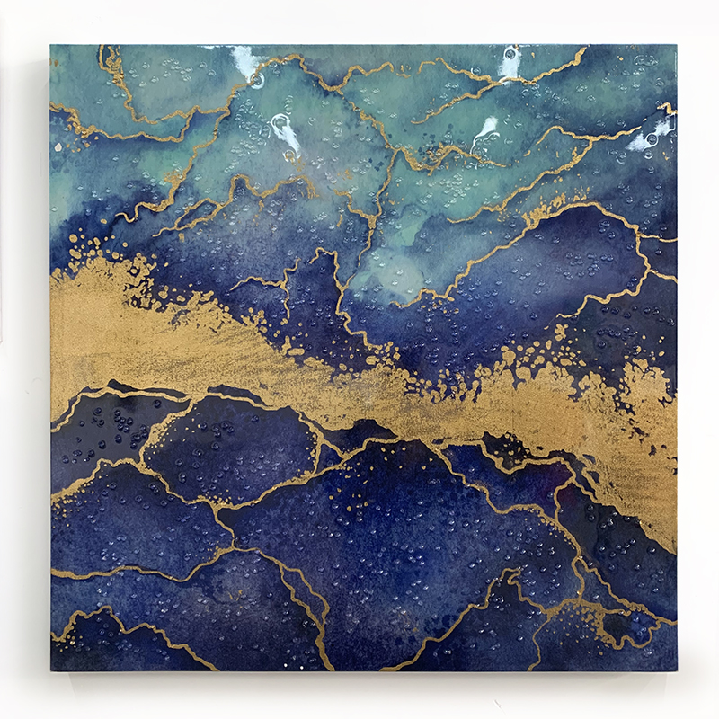 High Gloss Lacquer Canvas with Glass Coating