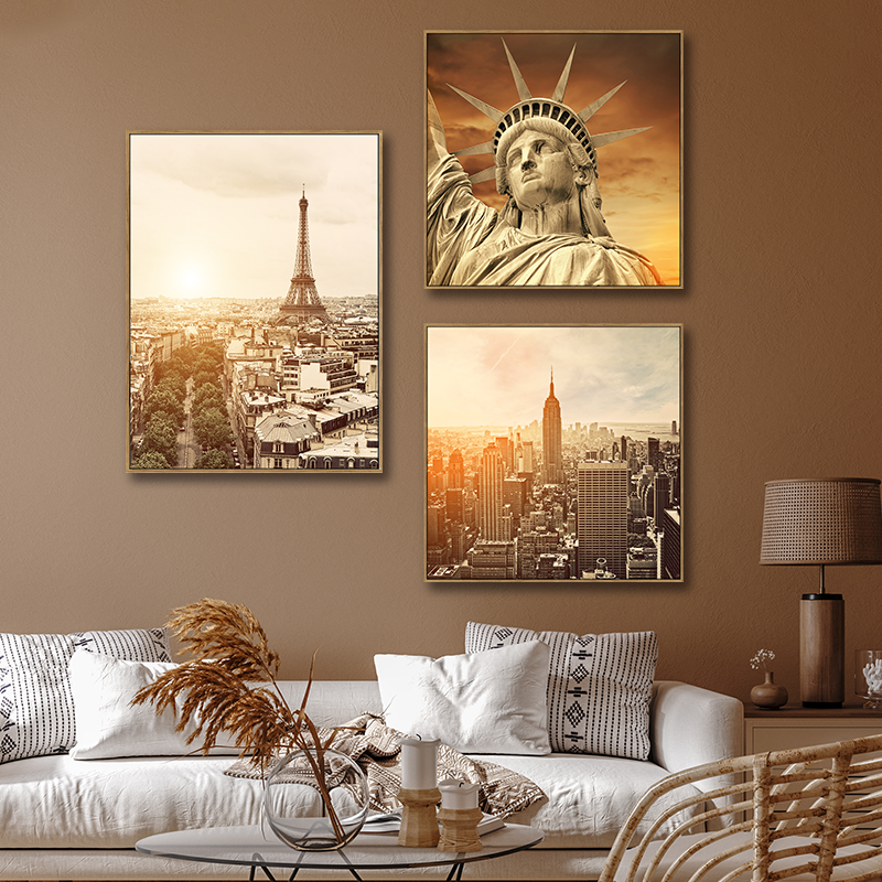 I Love New York Floating Framed Canvas Art Print
