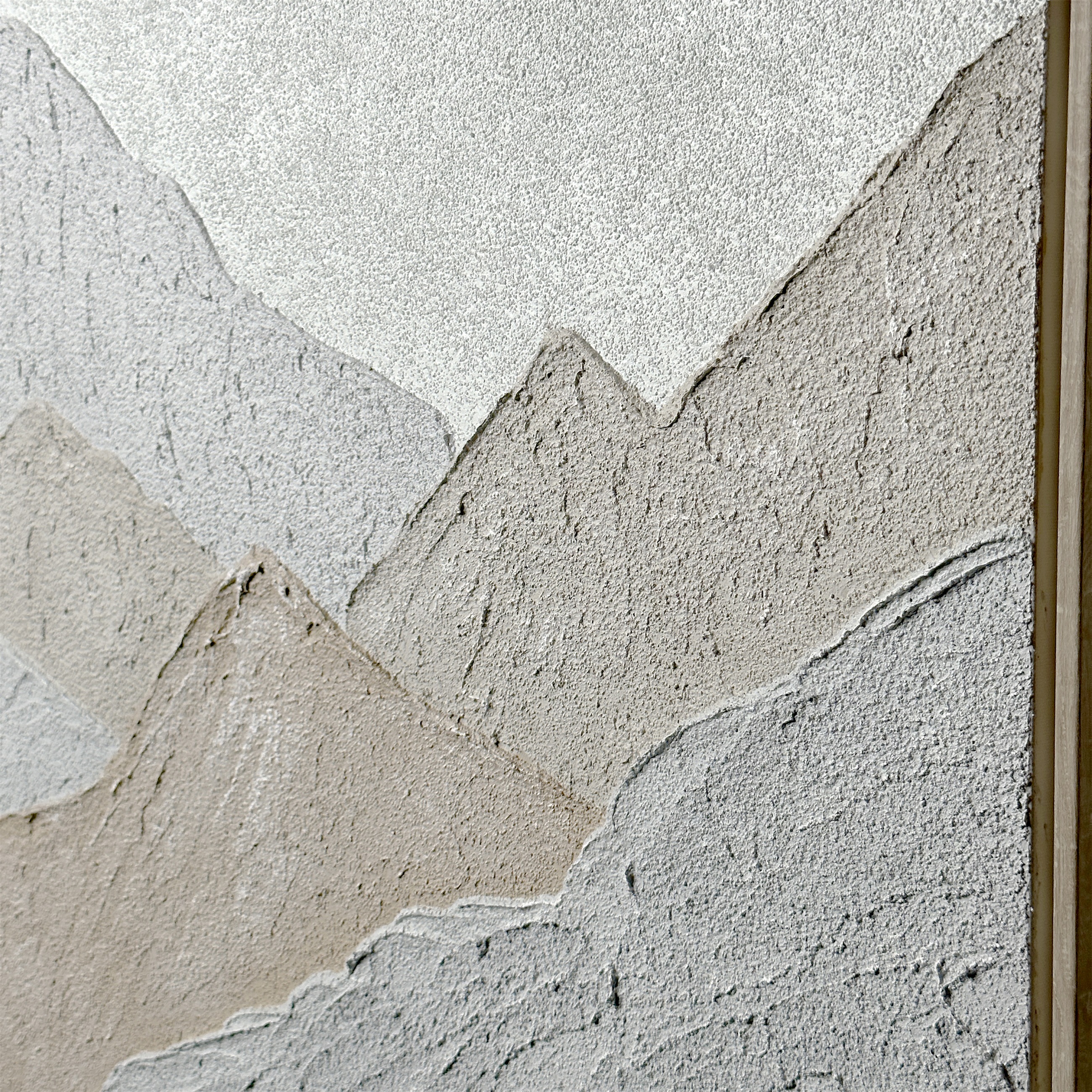 Coastal Texture Handpainted Great Wall Framed Canvas Art