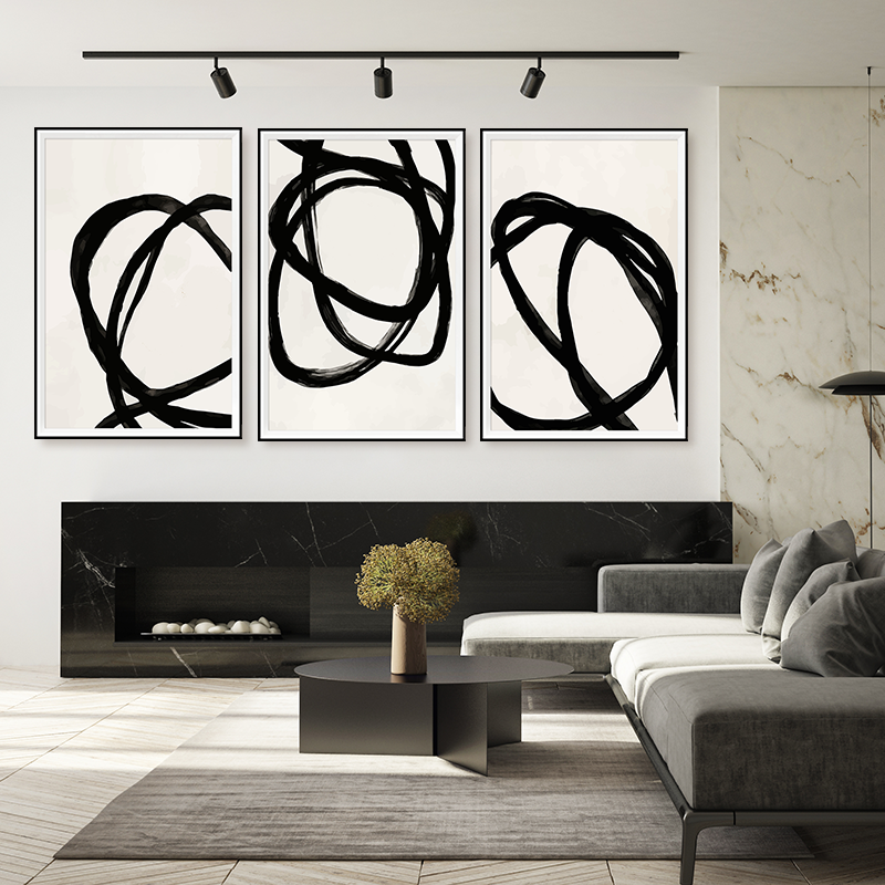 HD Landscape Painting Canvas Wall Art Framed