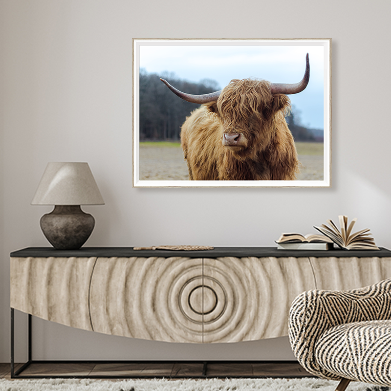 Framed Landscape Painting Canvas Wall Art