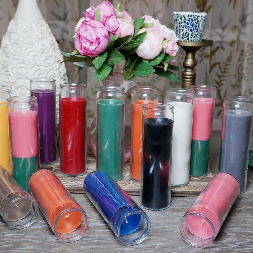 Chakra Rainbow Candles Set