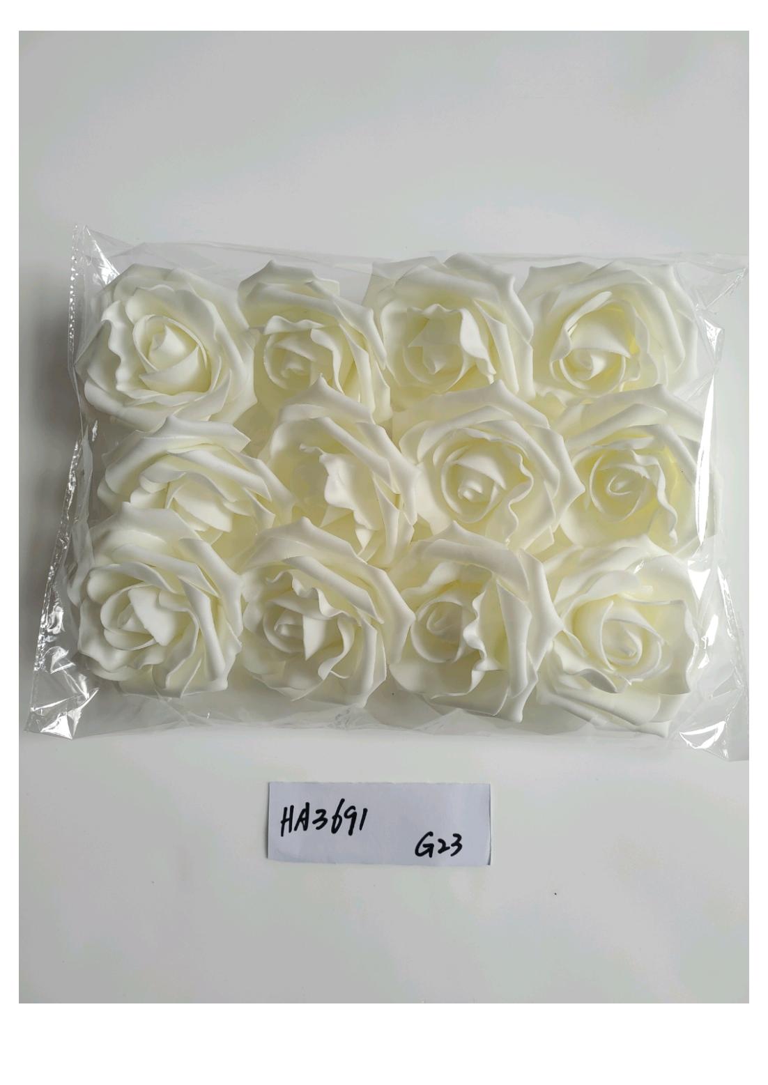 Artificial Foam Rose Head