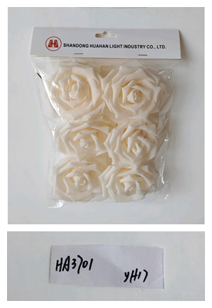 Artificial Foam Rose Head