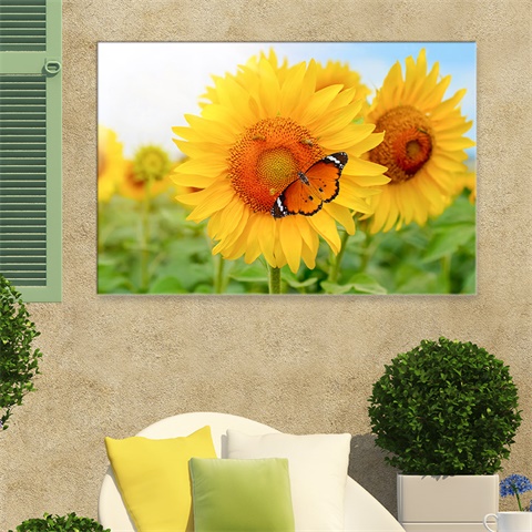 Waterproof Outdoor Canvas Beach Scenery Art