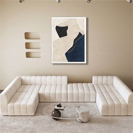 Double Color Framed Wall Art Decoration