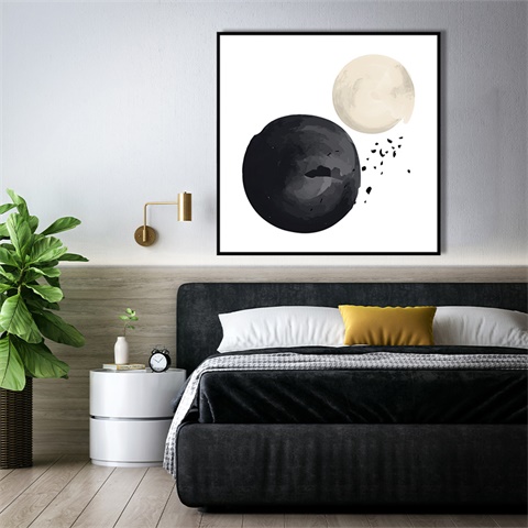 Handpainted Framed Canvas Wall Art Decoration