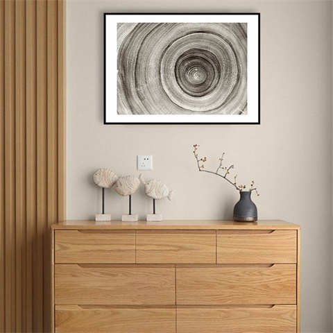Modern Framed Canvas with Foil for Home and Hotel