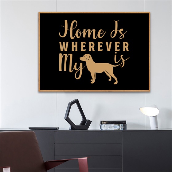 Gold Foil Abstract PS Floating Frame Wall Art